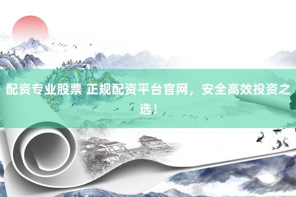 配资专业股票 正规配资平台官网，安全高效投资之选！