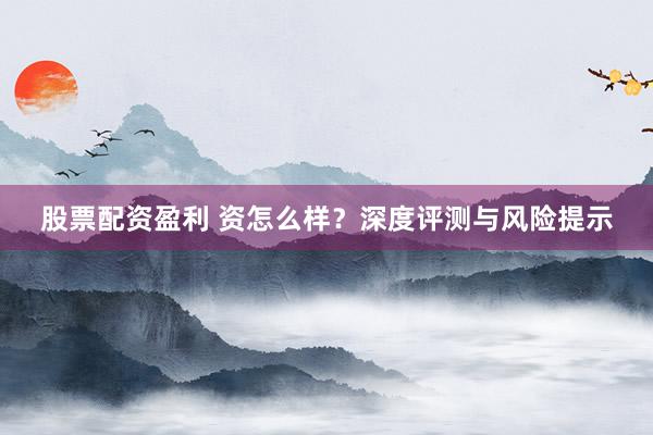 股票配资盈利 资怎么样？深度评测与风险提示