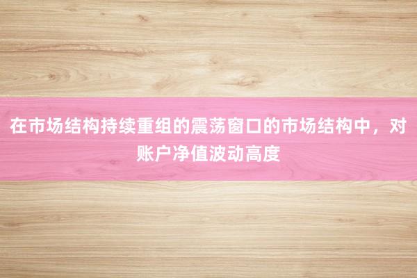 在市场结构持续重组的震荡窗口的市场结构中，对账户净值波动高度